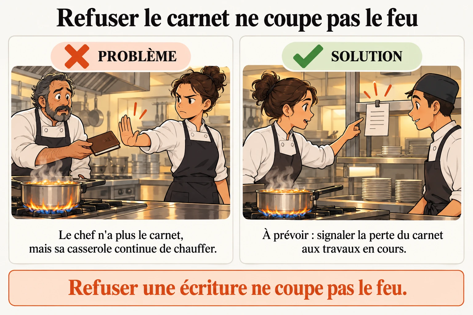 Réutiliser le résumé seulement avec le bon carnet