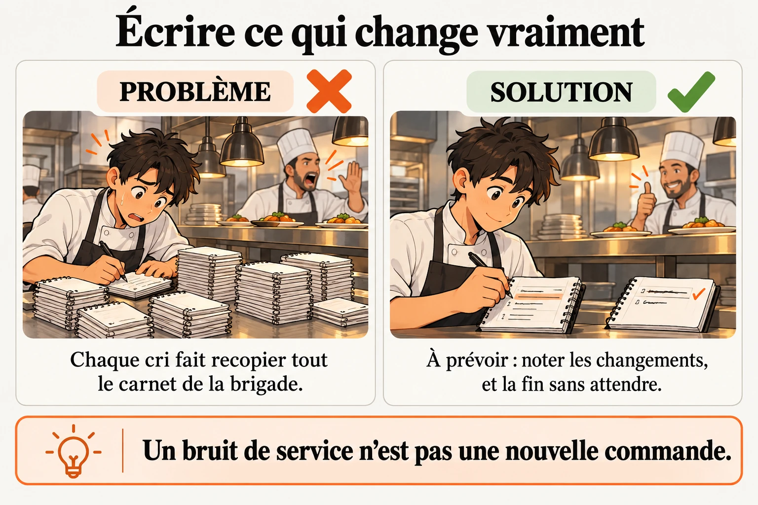 Chaque cri au passe ne mérite pas une copie de tout le carnet